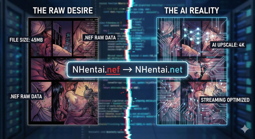 The NHentai.nef Phenomenon: AI, High-Fidelity Media, and the Future of Digital Entertainment