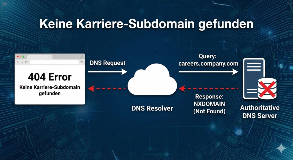 Resolving the "Keine Karriere-Subdomain Gefunden" Error: A Technical Deep Dive