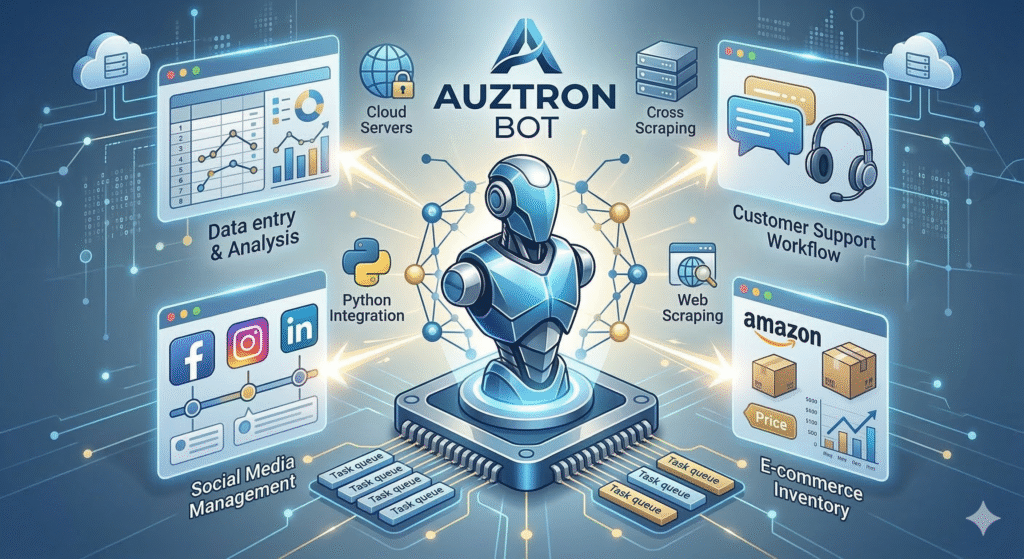 Auztron Bot The Future of Automated Intelligence and Tech Efficiency Auztron Bot The Future of Automated Intelligence and Tech Efficiency