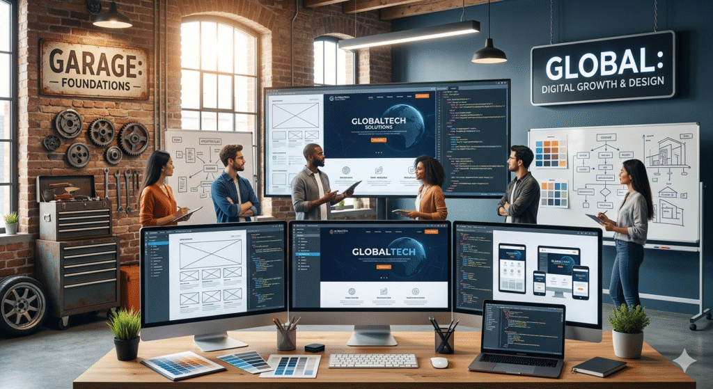 The Digital Transformation Journey Custom Website Design by Garage2Global
