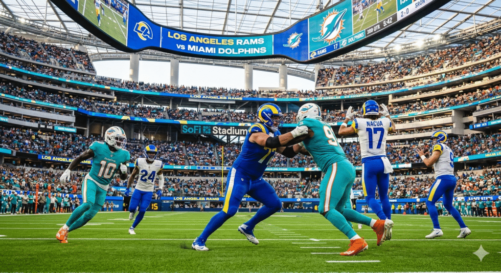 Los Angeles Rams Versus Miami Dolphins The Ultimate Gridiron Clash Analysis