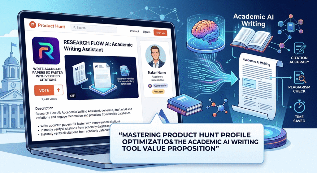 Product Hunt Profile Optimization Academic AI Writing Tool Value Proposition A Complete Guide