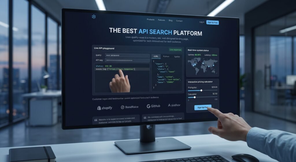 Building the Next-Gen Web Navigating the Best API Search Company's Homepage